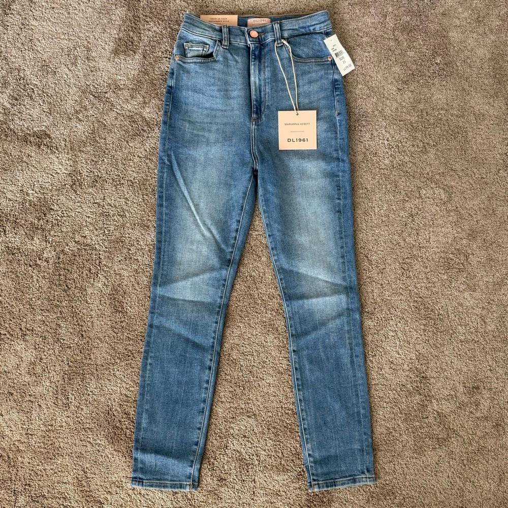 NWT DL1961 Chrissy Ultra High-Rise Skinny Jeans
